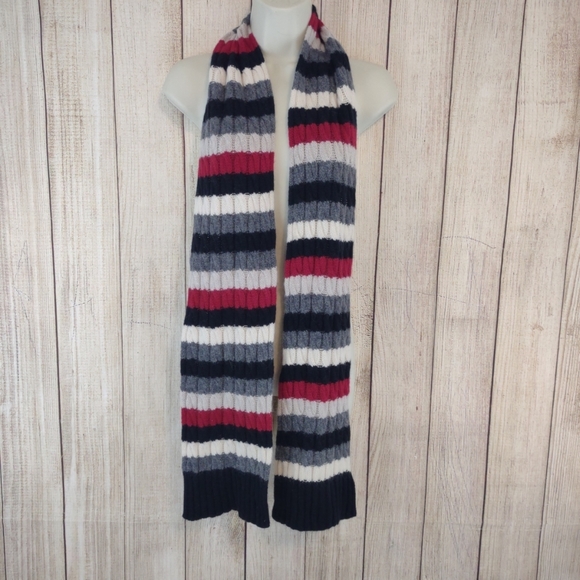 Lauren Ralph Lauren wool rabbit hair cable knit scarve - Picture 4 of 11